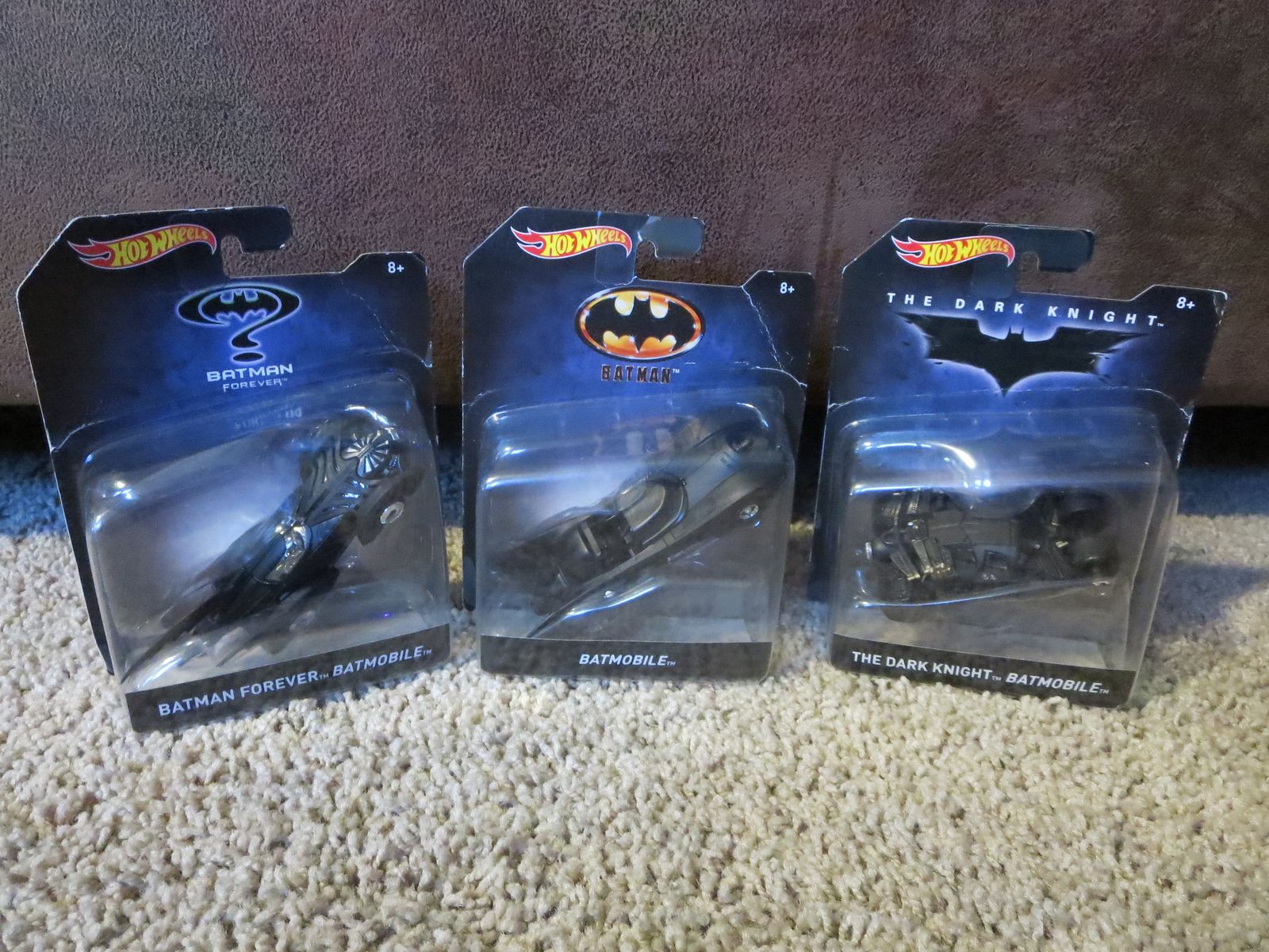 Hot Wheels Batmobile Die-Cast Vehicle  - Batman, Dark Knight & Batman Forever