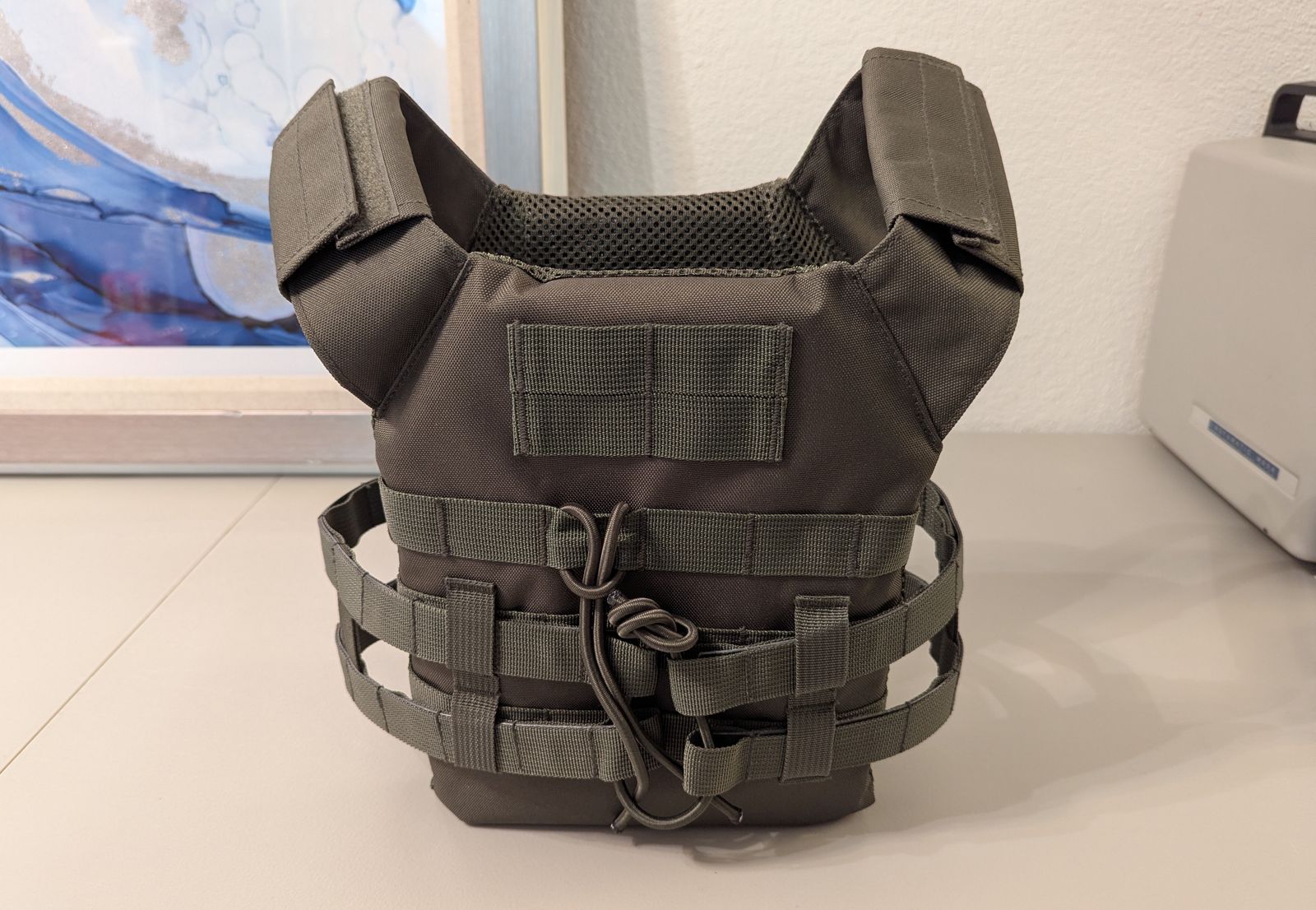 micro mini plate carrier od green