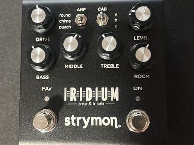 Strymon Iridium Amp & IR Cab Guitar Pedal - Pristine Condition Digital Amp Modeler