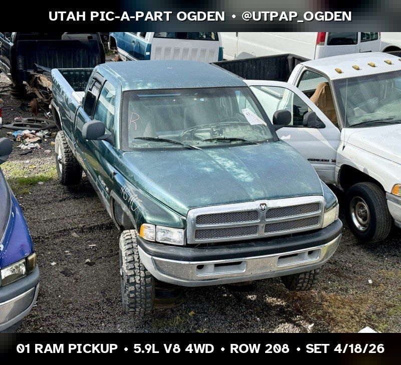 2001 Dodge Ram Pickup Parts - UTPAP Ogden