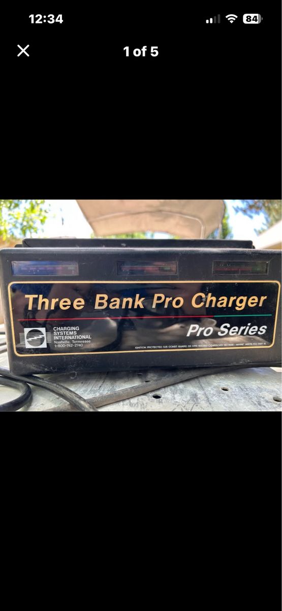 3 battery on board charger combo