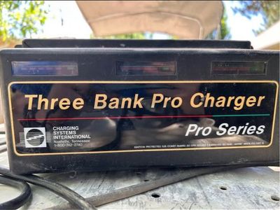 3 battery on board charger combo