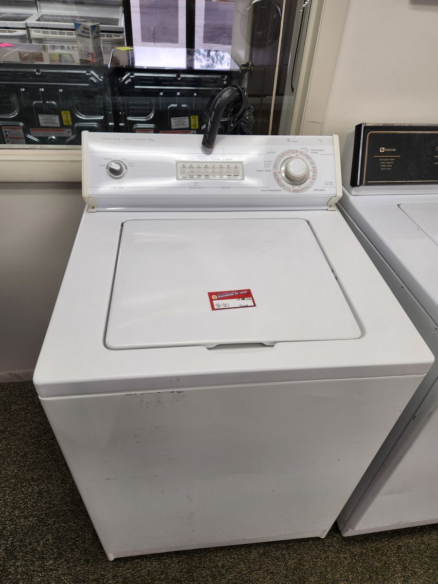 LOW PRICE GUARANTEED! WHIRLPOOL TOPLOAD WASHER