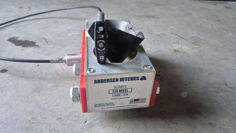 Andersen Hitches Ultimate 5th Wheel Connection Kingpin Coupler Block & Cable