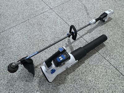Hart 40V Brushless Cordless String Trimmer and Leaf Blower Combo