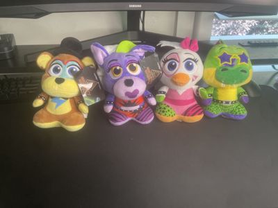 Funko Five Nights at Freddy's Security Breach Plush Set of 4 with Tags FNAF
