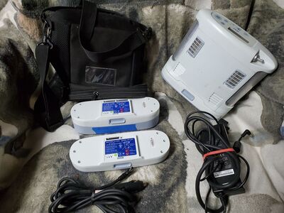 Inogen one G3 flow setting ( 1-5 ) with 1 extended battery and 1 reg.