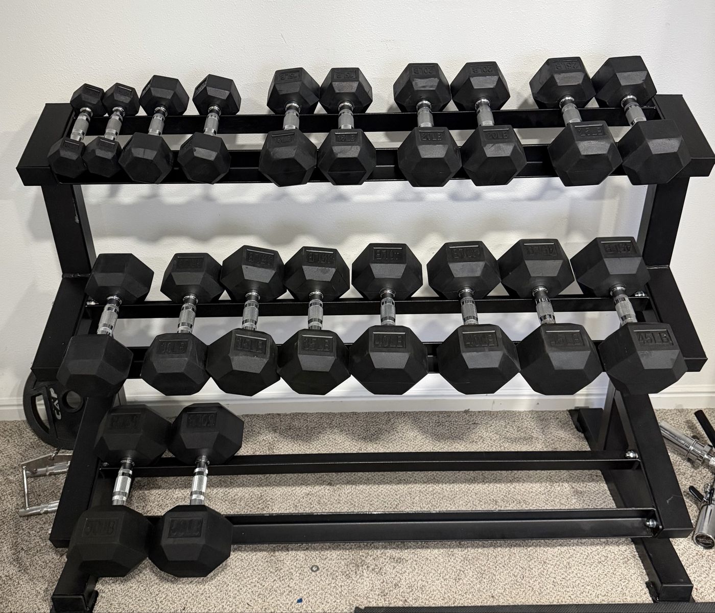 Dumbbells & Rack 5-50