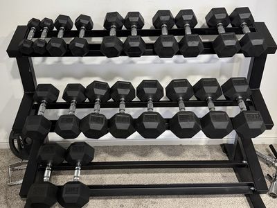 Dumbbells & Rack 5-50