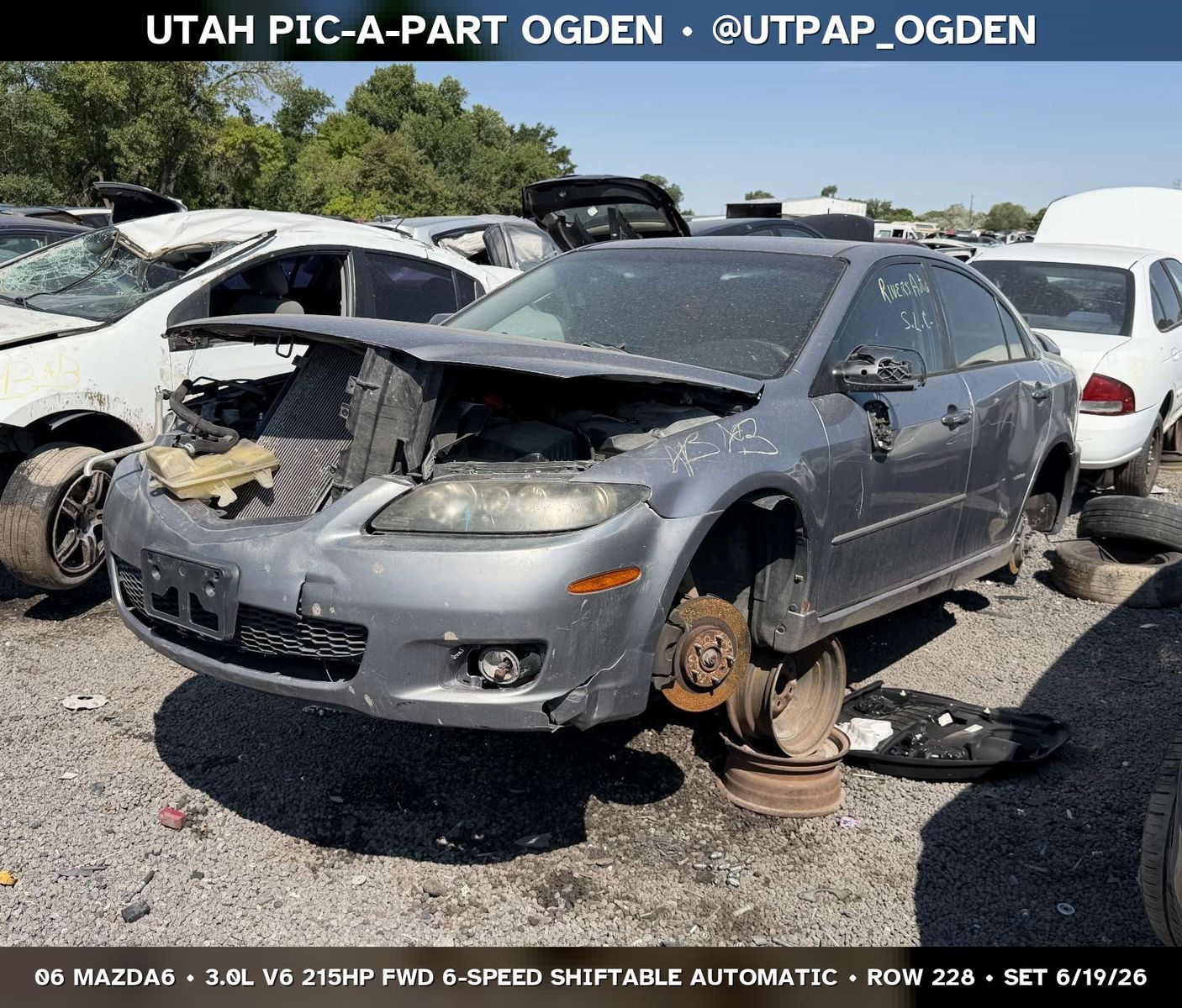 New Arrival - 2006 Mazda Mazda6 Parts - UTPAP Ogden