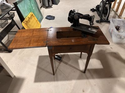 Old singer sewing machine