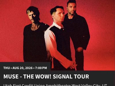 Muse concert tickets & premier parking pass