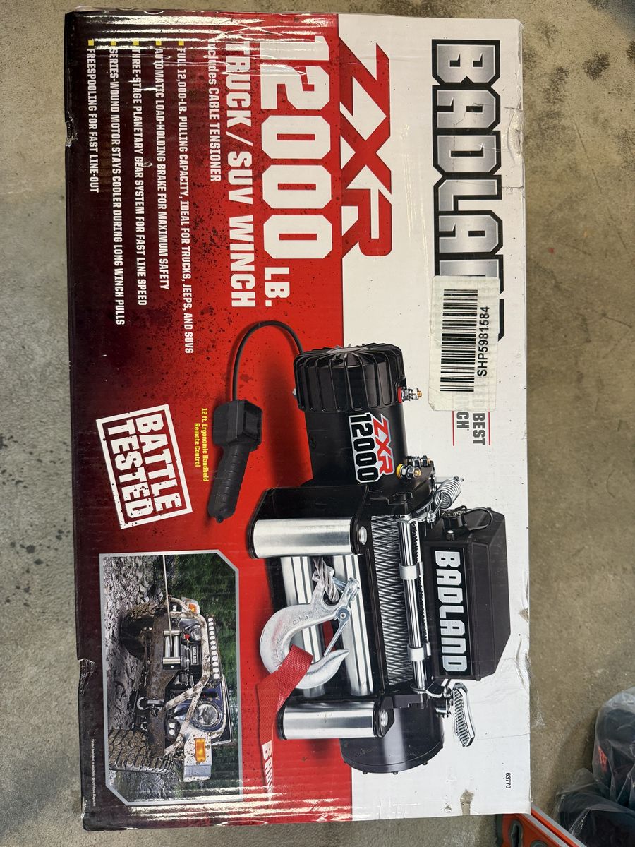 Badland 12,000lb Truck Winch