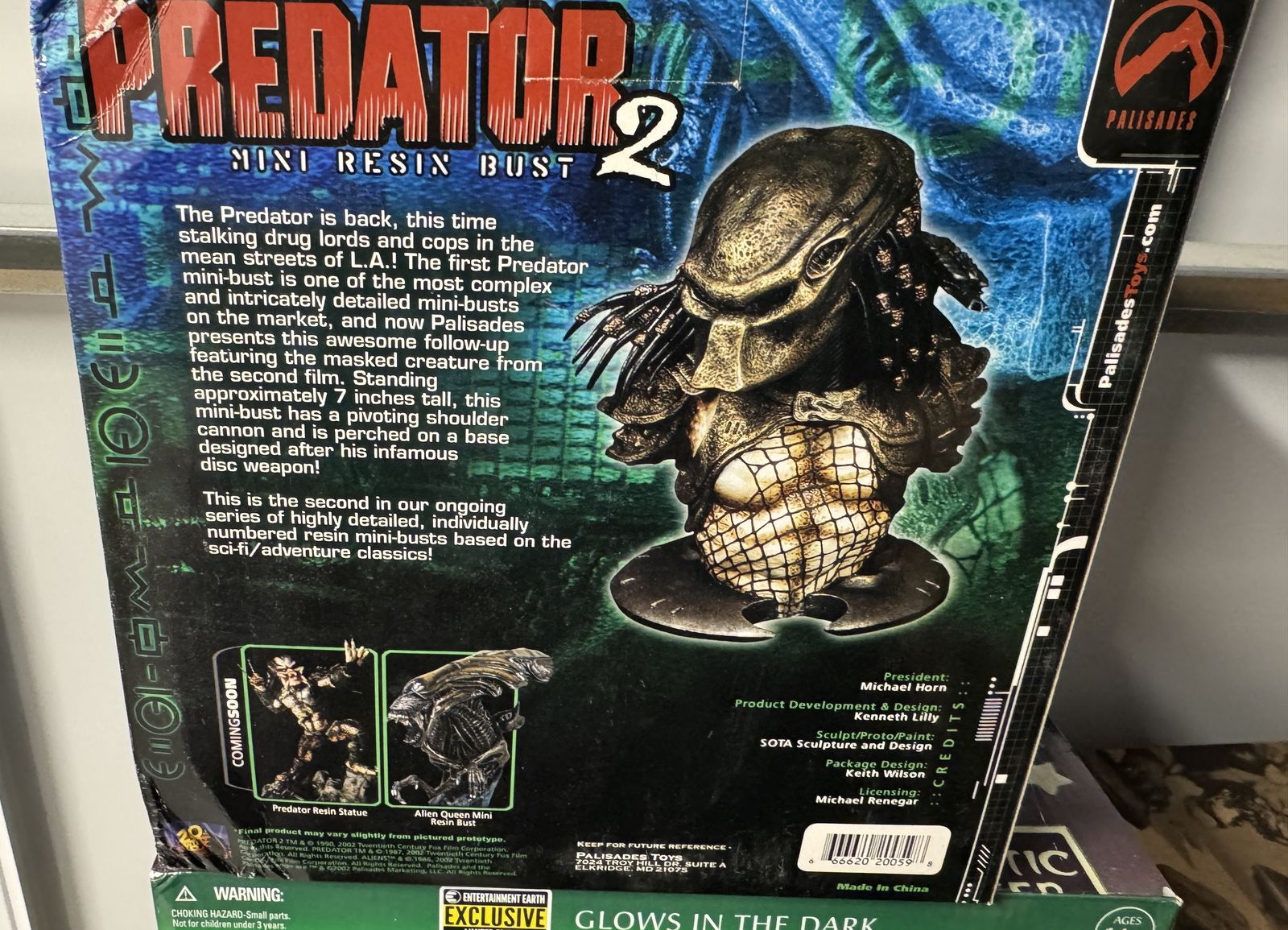 Palisades Predator 2 Mini Bust
