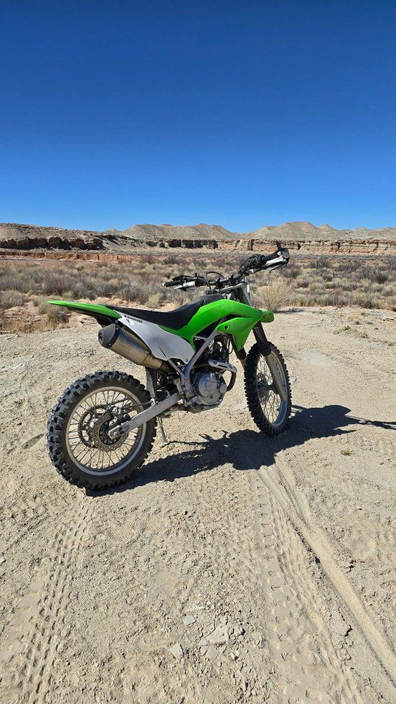 Kawasaki KLX 230 Dirt Bike with Acerbis Handguards