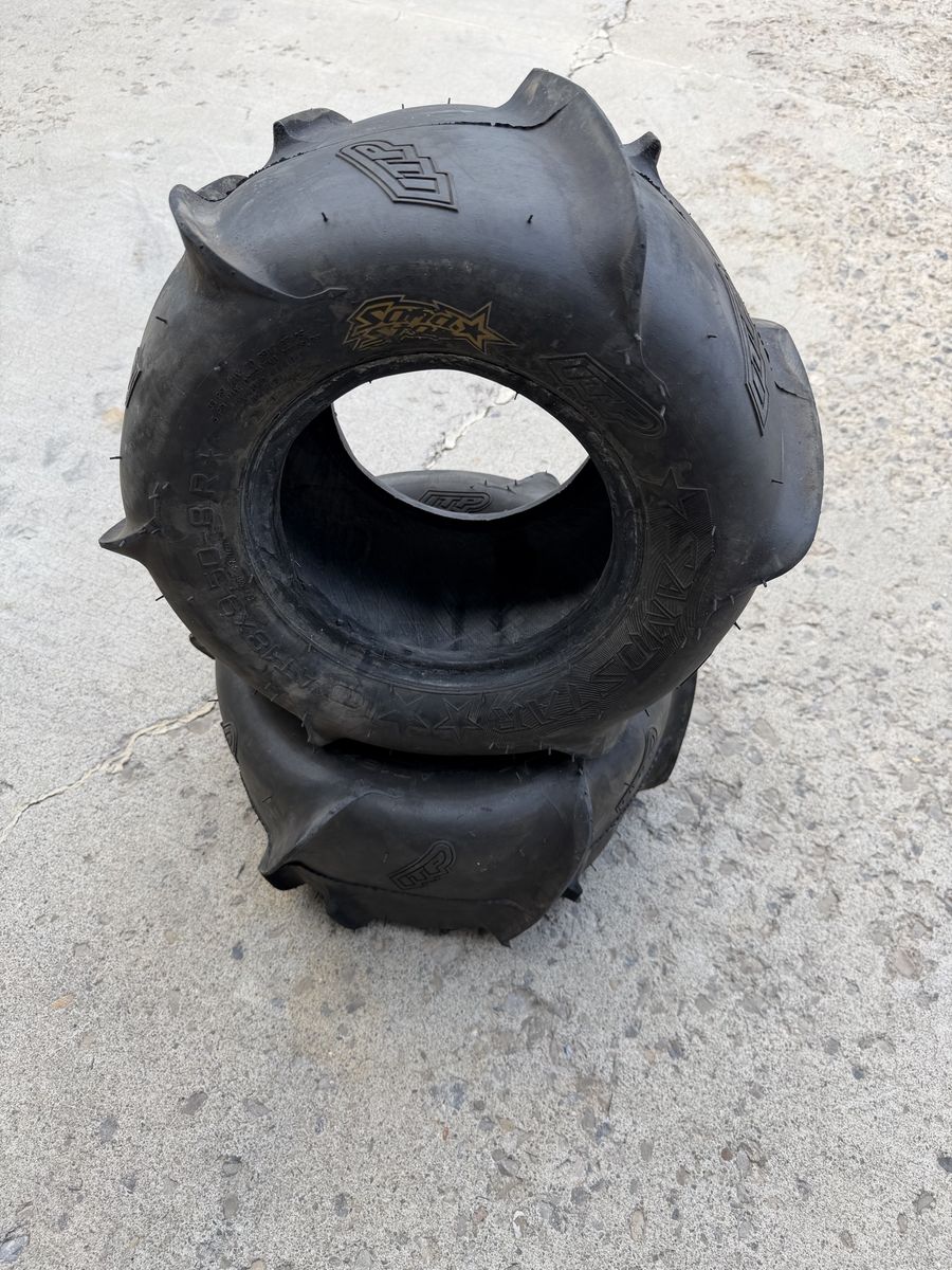 ITP Sand Star ATV Paddle Tires Size AT18x9.50-8 - Pair  (6 paddle)