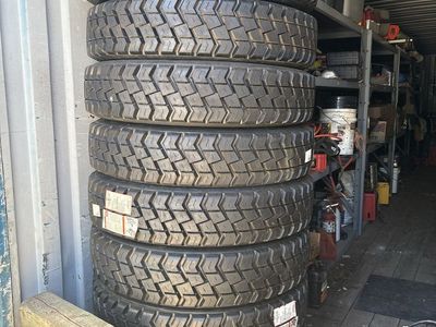 Dump truck tires