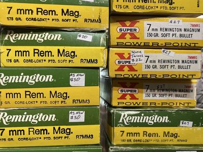7 Rem Mag ammo.