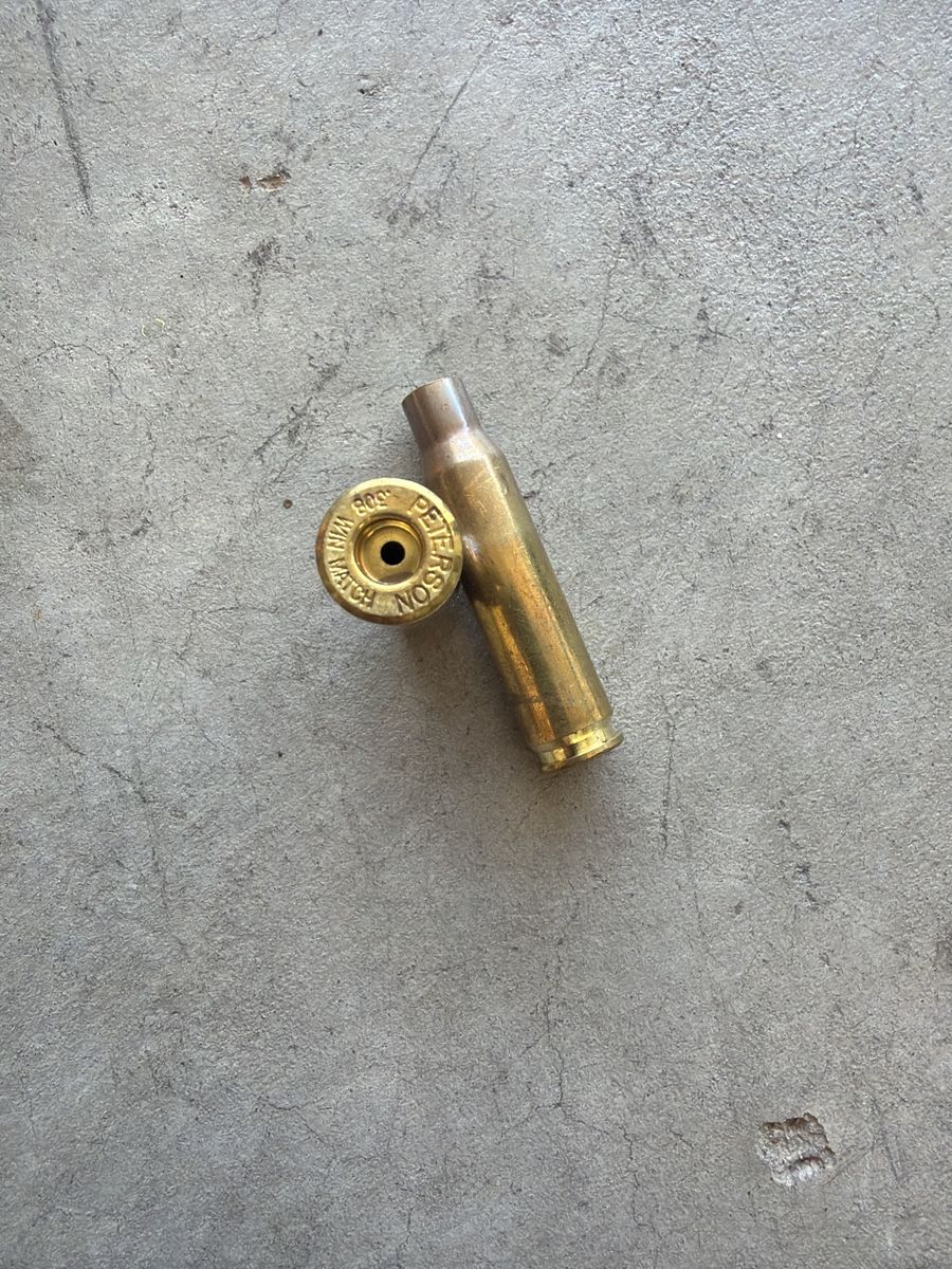 New Peterson Cartridge .308 Win Match Brass Casings - Qty 100