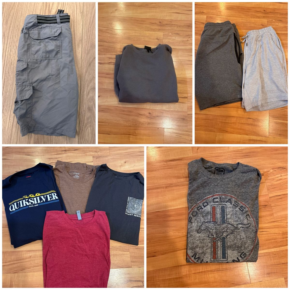 Mens Size L/XL Clothing Bundle. See Description
