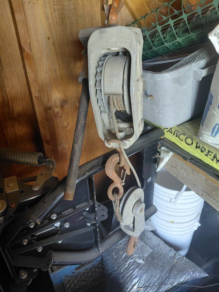 Lug-All Cable Hoist Winch 3000-6000 lbs Capacity Come Along