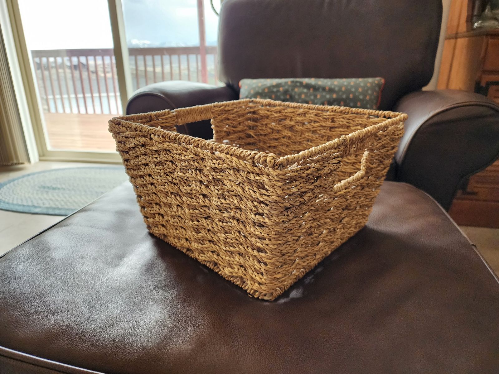 Natural Large Seagrass Basket