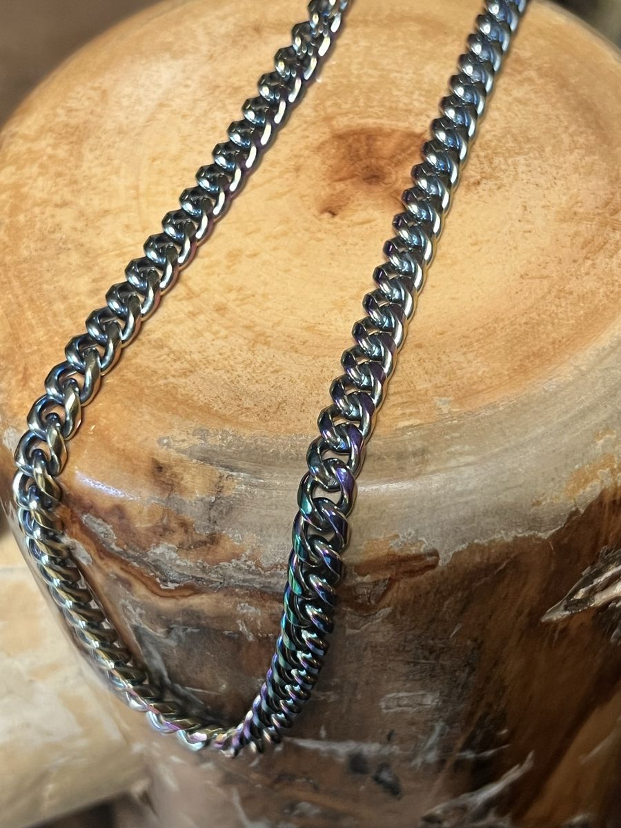 Multicolor chain necklace
