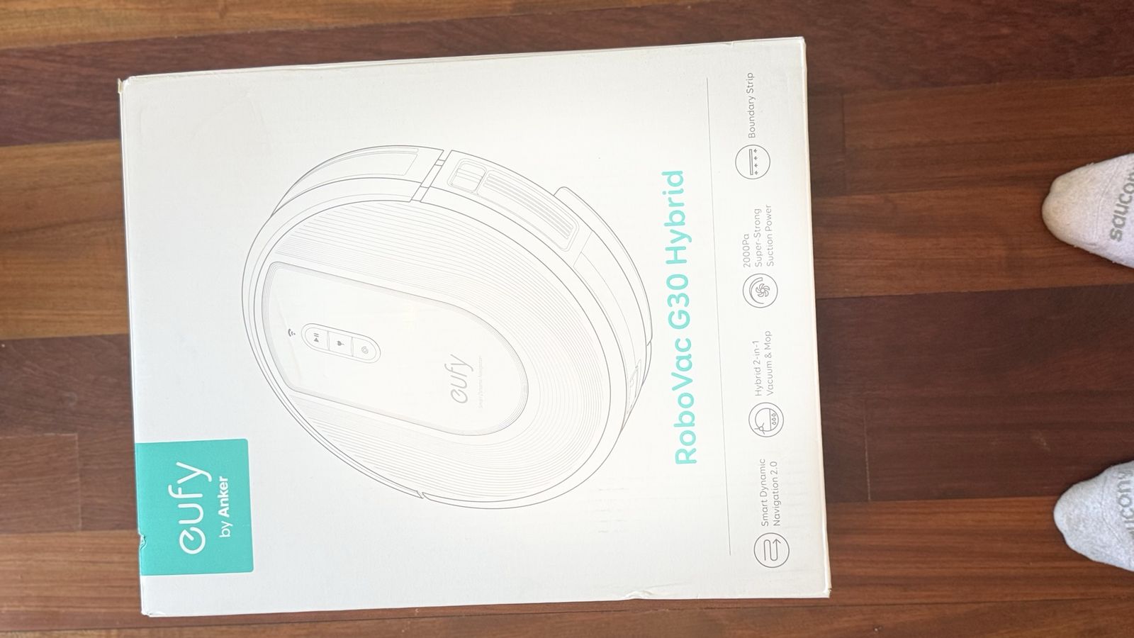Eufy RoboVac G30 Hybrid Robot Vacuum & Mop - 2000Pa Suction, Smart Dynamic Navigation 2.0