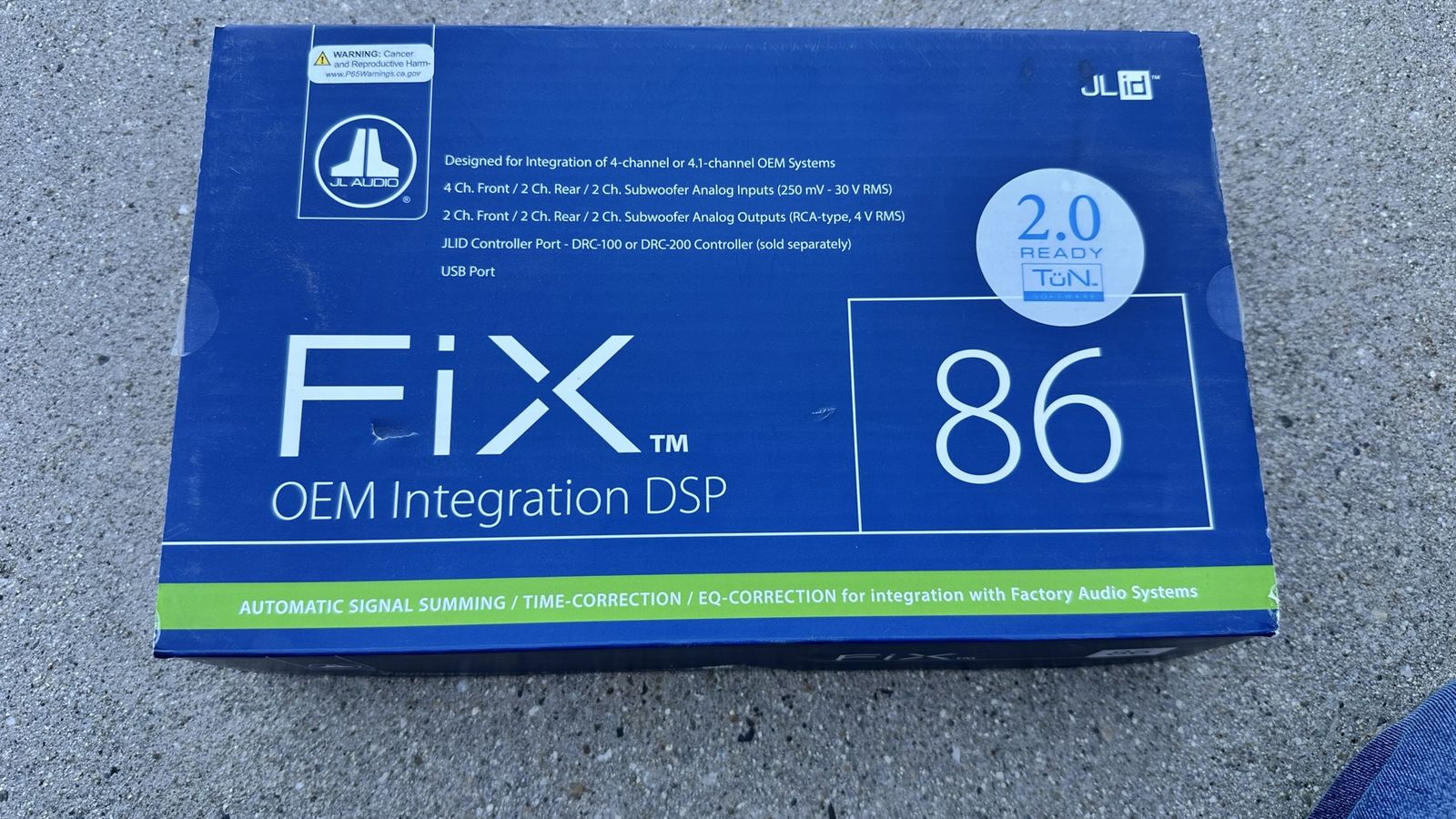 JL Audio FiX 86 OEM Integration DSP 4.1 In/4.1 Out - Automatic Signal Summing/Time-Correction