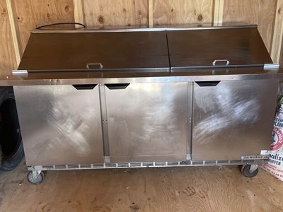 3 door Prep table