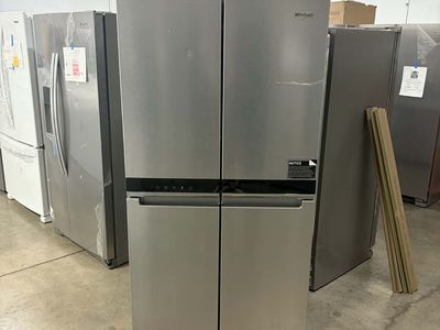 NEW WHIRLPOOL 19.4 C FT STAINLESS 4 DOOR FRENCH DOOR