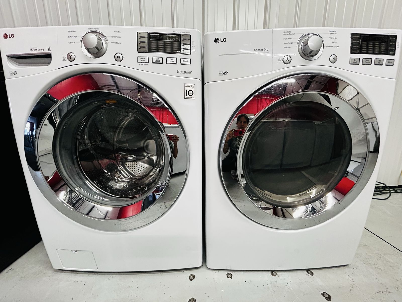 Lg Electric Front Load Set