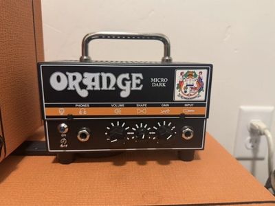 Orange micro dark head tube amplifier