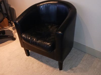 Chair for sale. Great little comfy chair to add to a empty corner in the room or extra piece to add to a little gathering space.