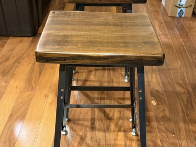 Three 25" High Bar Stools