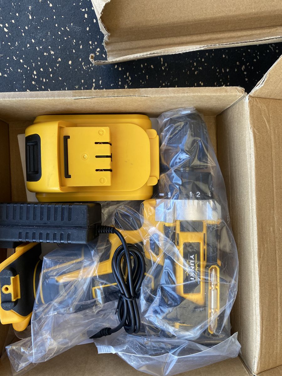 Cordless drill   Brand new never used cordless drill.   $25