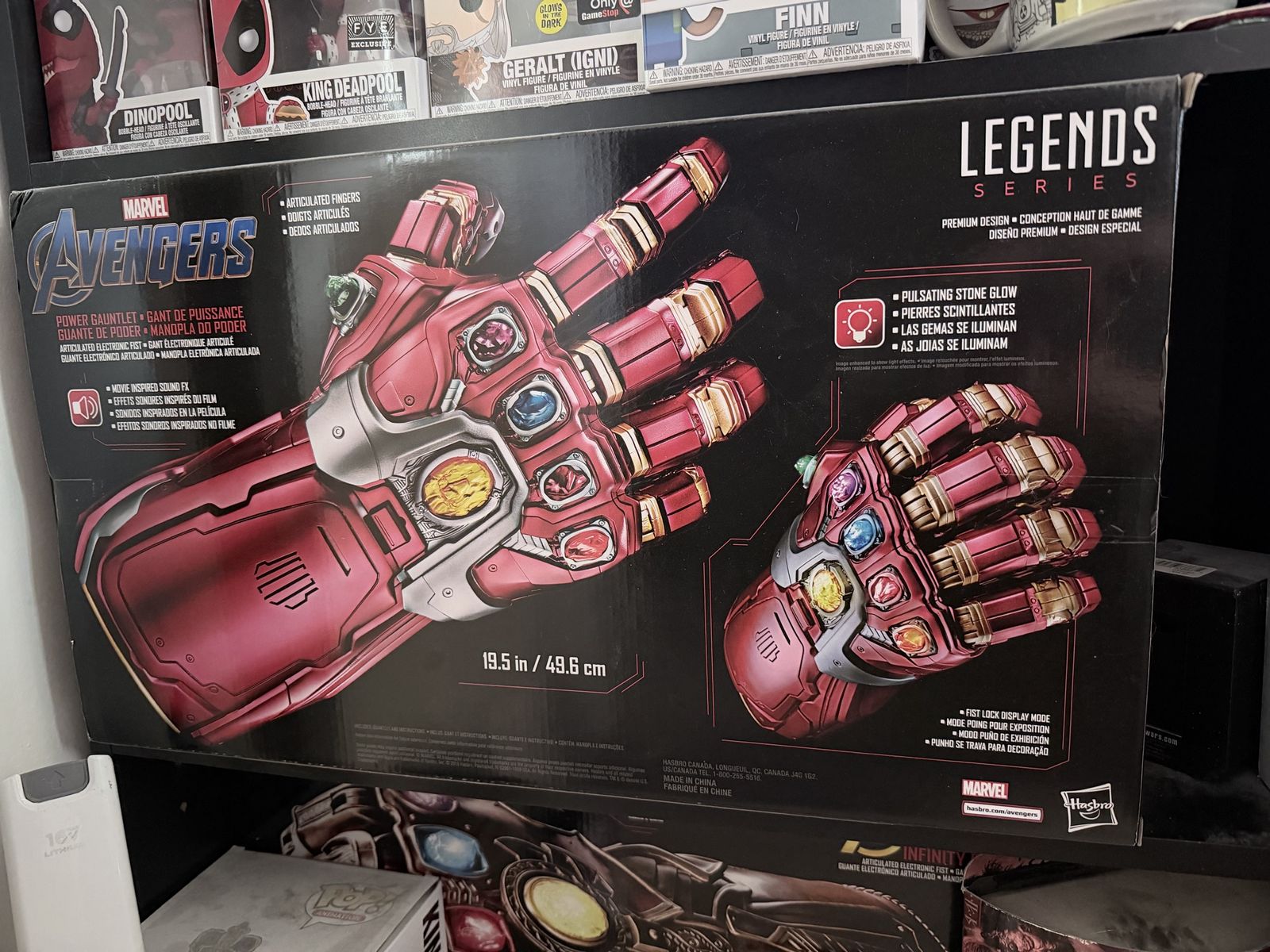 Hasbro Marvel Legends Series Avengers Iron Man Nano Gauntlet Adult Roleplay Electronic Fist