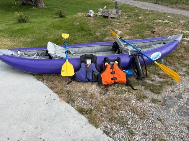 Aire Lynx II Tandem/Single inflatable kayak.