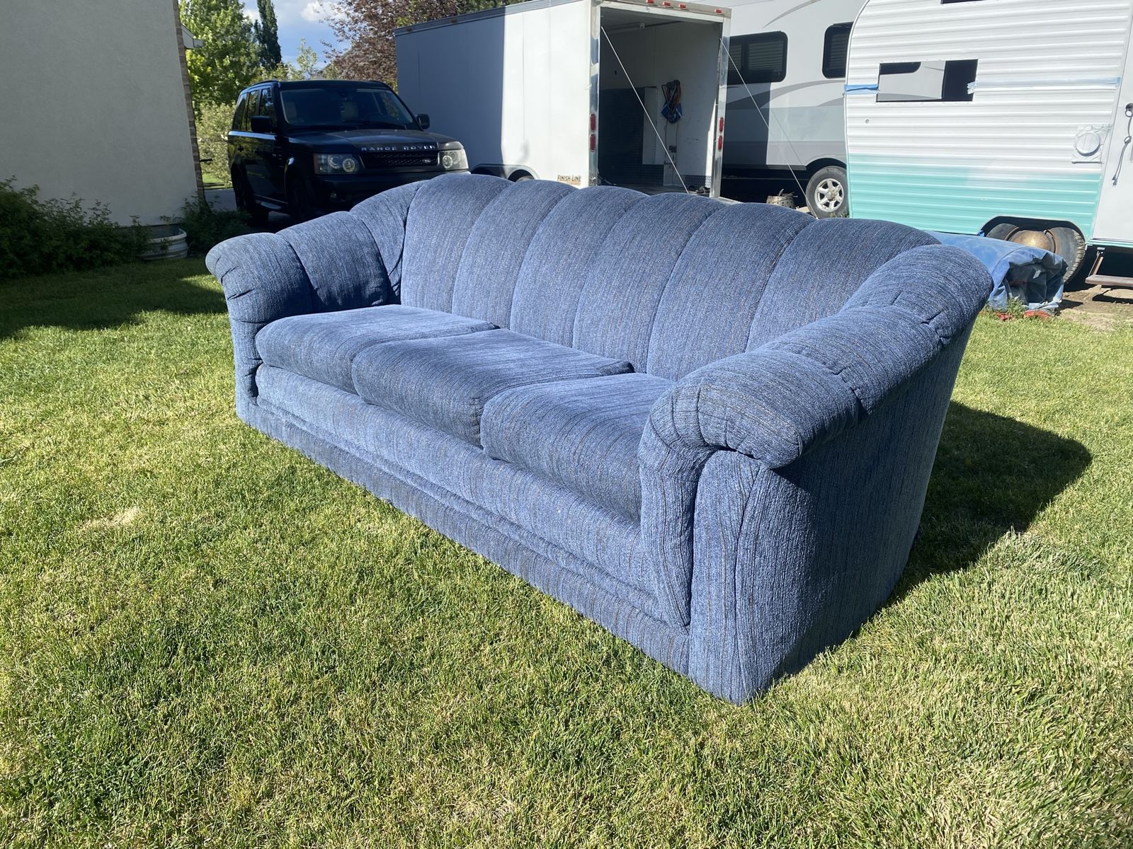 FREE DELIVERY Soft Blue Couch