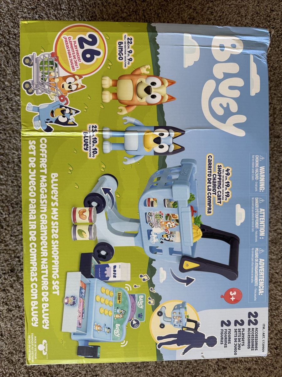 Bluey’s My Size Shopping Set