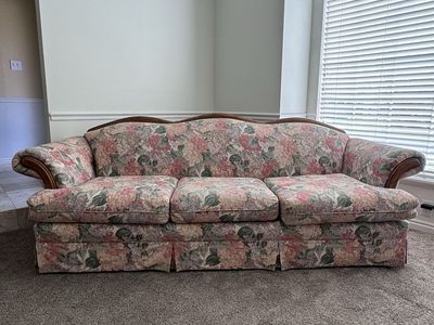 Floral couch
