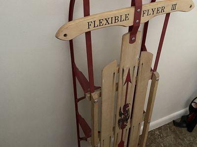 Flexible flyer, snow sled
