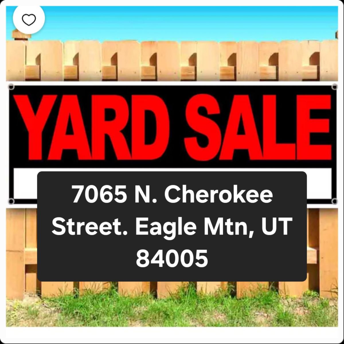 Moving Yard Sale. Saturday August 8th, 7am-noon. 
