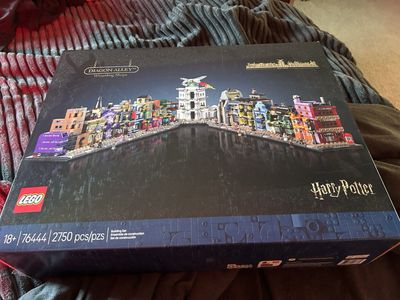 LEGO Harry Potter Diagon Alley Wizarding Shops 76444 Building Set - 2750 Pieces, Ages 18+