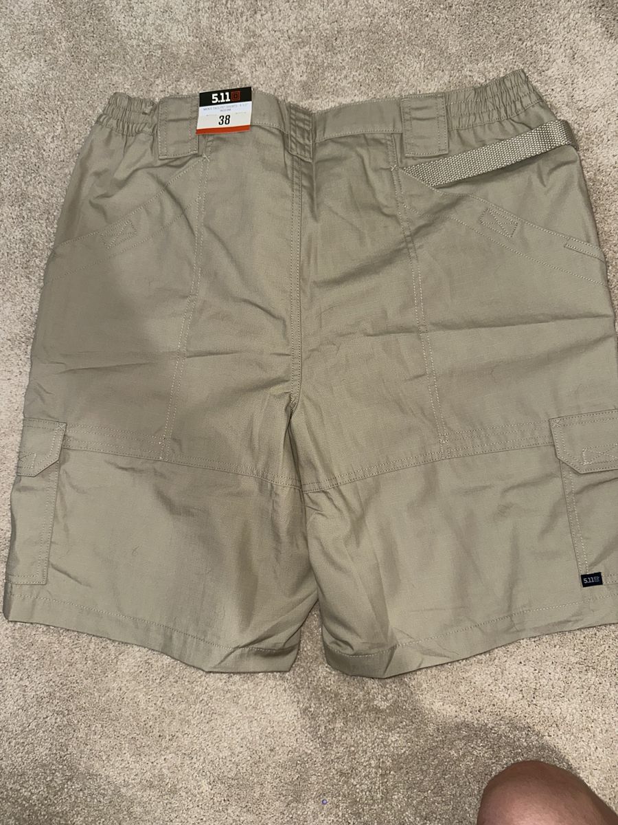 5.11 Tactical Men's Taclite Pro Cargo Shorts Size 38 - TDU Khaki New With Tags