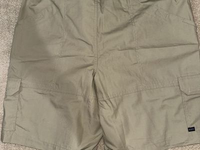 5.11 Tactical Men's Taclite Pro Cargo Shorts Size 38 - TDU Khaki New With Tags