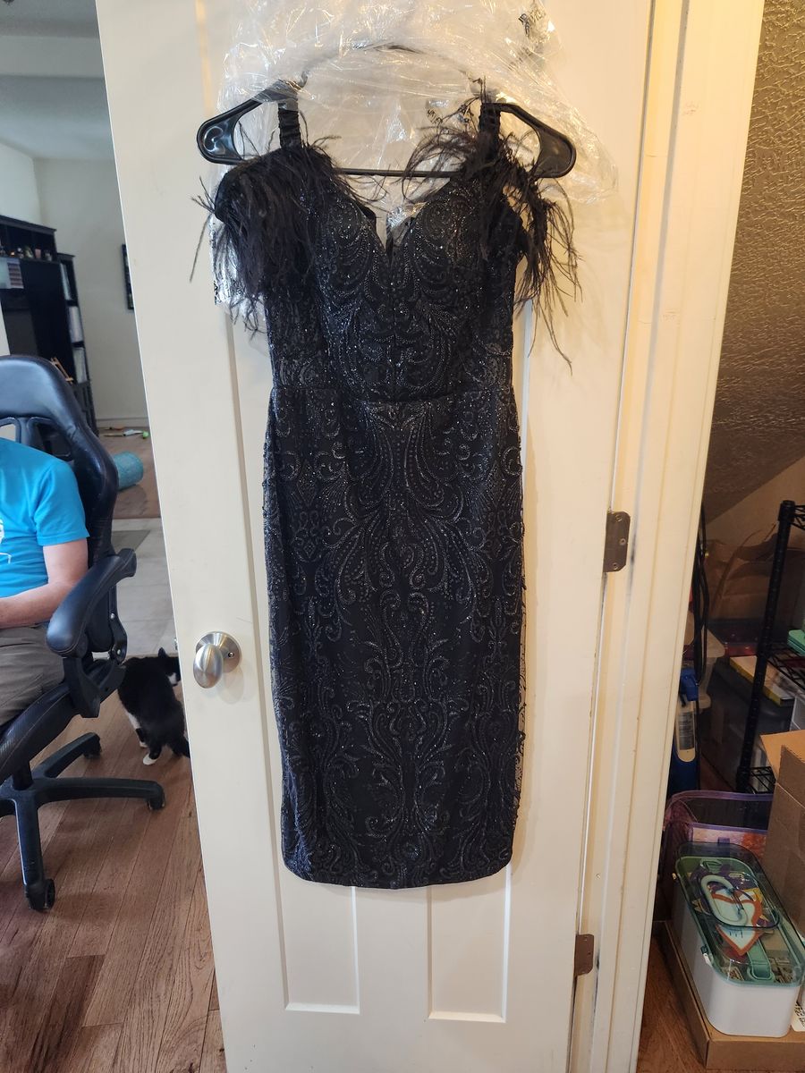 Cinderella Divine black with sequence dress SIZE 4