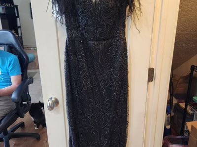 Cinderella Divine black with sequence dress SIZE 4
