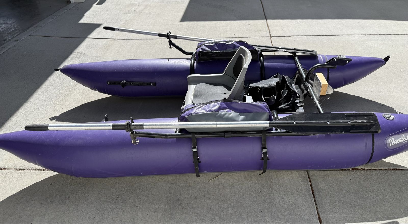 JW Outfitters Single Person Pontoon Raft