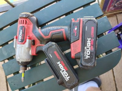 Hyper Tough 20V Max Lithium Impact Driver with 2 Batteries